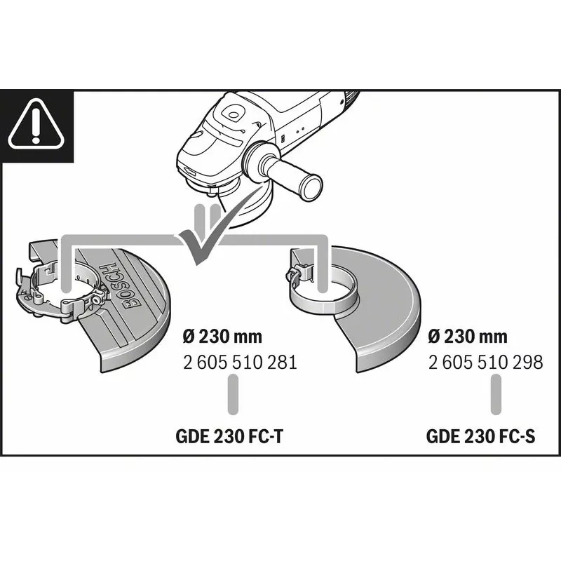 Staubabsaugung Bosch GDE 230 FC-S Professional