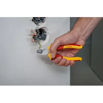 Diagonal-Seitenschneider Bosch Professional 160 mm VDE-isolierte Griffe rot/gelb