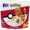 MEGA Pokémon Build & Show Charmander Spielzeug-Bauset, 10 cm hoch,