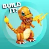 MEGA Pokémon Build & Show Charmander Spielzeug-Bauset, 10 cm hoch,