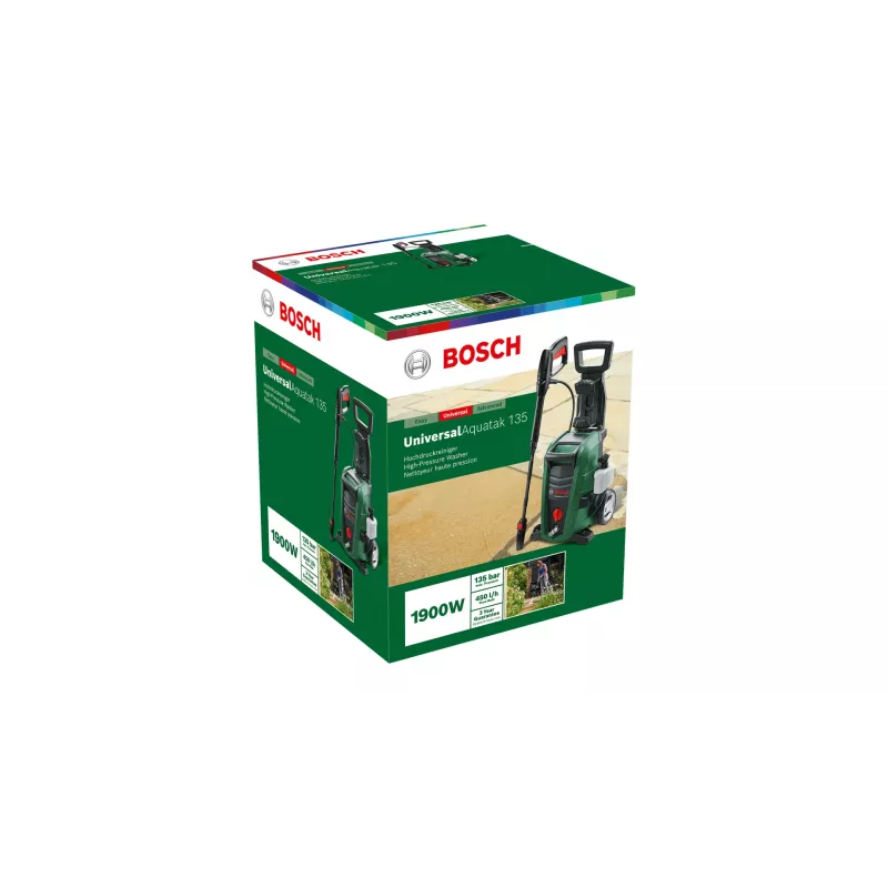 Bosch UniversalAquatak 135 Hochdruckreiniger Kompakt Elektrisch 410 l/h 1900 W Schwarz, Grün