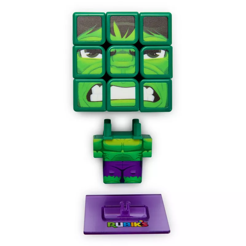 Spin Master Rubik's - Cubers 3x3 Hulk, Geschicklichkeitsspiel
