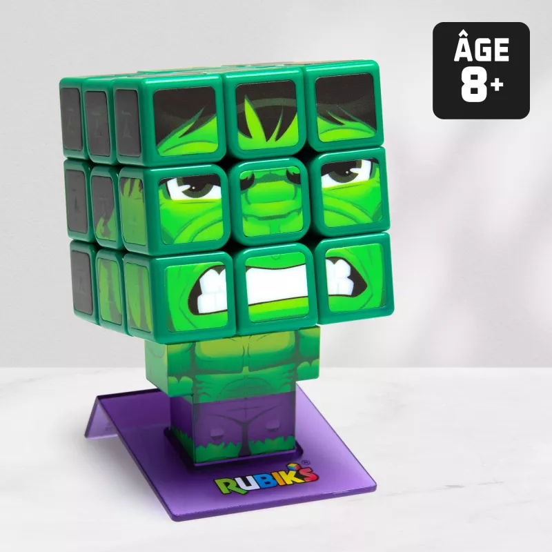 Spin Master Rubik's - Cubers 3x3 Hulk, Geschicklichkeitsspiel