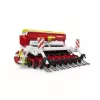 Bruder Pöttinger Vitasem 302ADD Kreiselegge-Sämaschine, Modell 1:16, Rot/Weiß/Gelb
