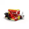 Bruder Pöttinger Vitasem 302ADD Kreiselegge-Sämaschine, Modell 1:16, Rot/Weiß/Gelb