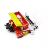 Bruder Pöttinger Vitasem 302ADD Kreiselegge-Sämaschine, Modell 1:16, Rot/Weiß/Gelb