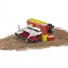 Bruder Pöttinger Vitasem 302ADD Kreiselegge-Sämaschine, Modell 1:16, Rot/Weiß/Gelb