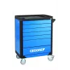 Gedore Workster Highline WHL-L7-TS-147 Werkzeugwagen, 147 Werkzeuge, Blau/Schwarz
