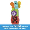 Bauset MEGA BLOKS Move 'n Groove Caterpillar von MATTEL — 30 Teile, Kunststoff, mehrfarbig, ab 1 Jahr