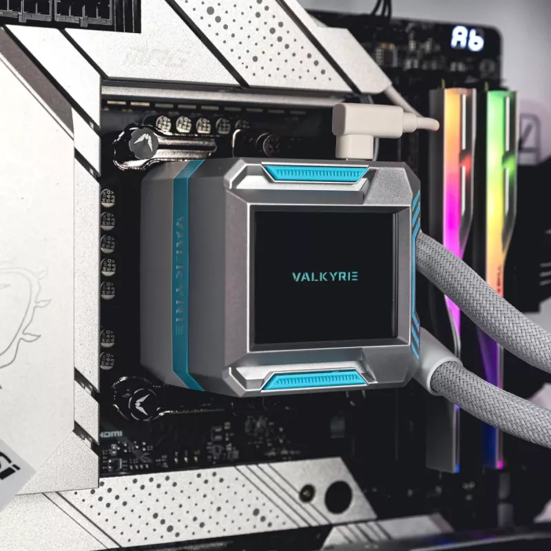 VALKYRIE All-in-One-Flüssigkeitskühler Syn 240 ARGB Weiß