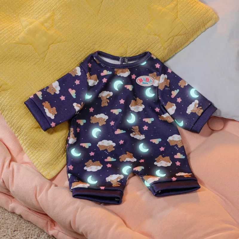 BABY born Teddy Schlafanzug Glow in the Dark, Puppen-Strampler, 1 Jahr(e)