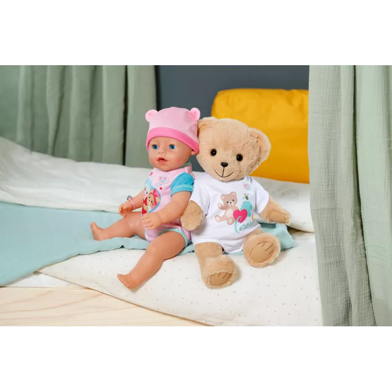 Stofftier zapf creation BABY born Singing Teddy 837962 — Plüsch-Singeteddybär für Puppen