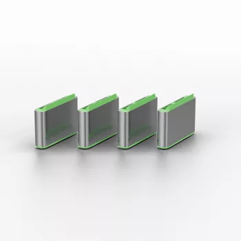 Port-Blocker-Schlüssel Lindy USB Typ-C-Port-Blocker-Schlüssel 4er-Pack Grün