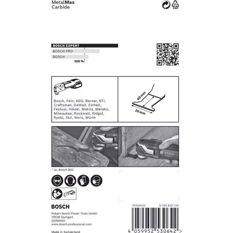 Bosch 2 608 900 012 Multifunktionswerkzeug-Aufsatz Tauchschnittblatt