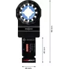 Bosch 2 608 900 012 Multifunktionswerkzeug-Aufsatz Tauchschnittblatt