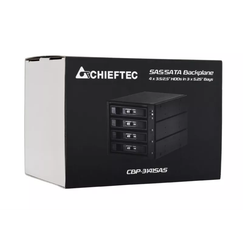Chieftec CBP-3141SAS Laufwerksschachtblende Schwarz