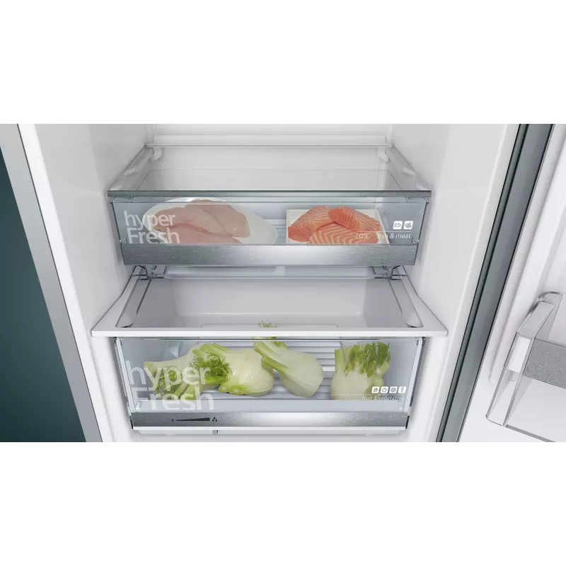 Siemens iQ500 KG39EAICA Kühl-Gefrierkombination Standgerät 343 L Silber
