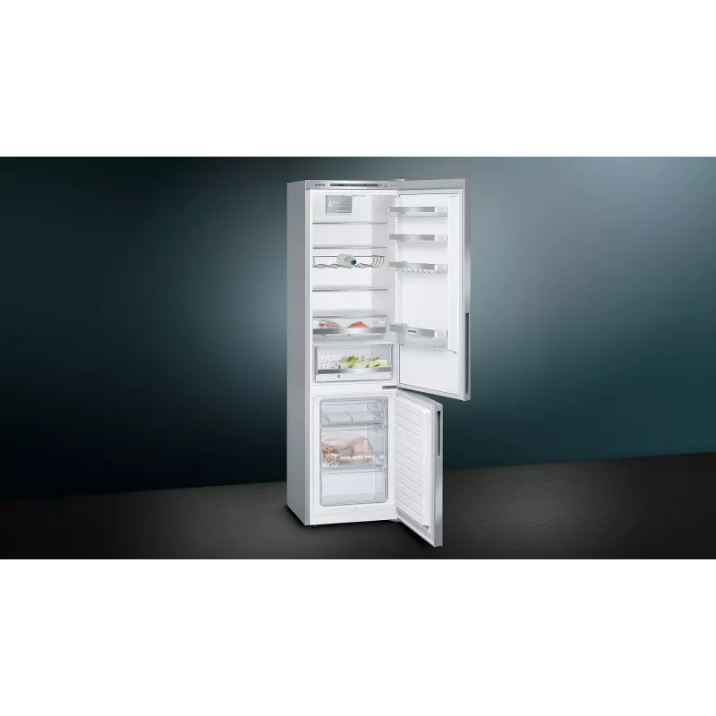 Siemens iQ500 KG39EAICA Kühl-Gefrierkombination Standgerät 343 L Silber