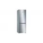 Bosch Serie 2 KGN33NLEB Kühl-Gefrierkombination, freistehend, 279 l, No Frost, E, Edelstahl