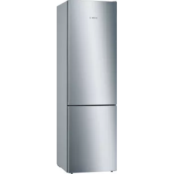 Bosch Serie 6 KGE39ALCA Kühl-Gefrierkombination, freistehend, 201 cm, Gefrierteil 94 l, C, Edelstahl