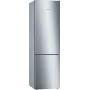 Bosch Serie 6 KGE39ALCA Kühl-Gefrierkombination, freistehend, 201 cm, Gefrierteil 94 l, C, Edelstahl