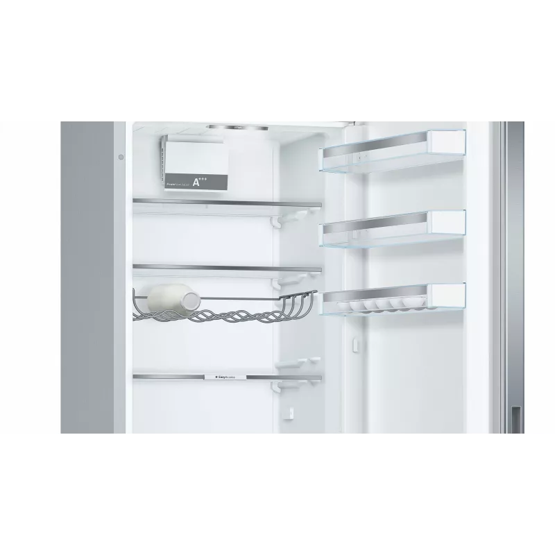 Bosch Serie 6 KGE39ALCA Kühl-Gefrierkombination, freistehend, 201 cm, Gefrierteil 94 l, C, Edelstahl