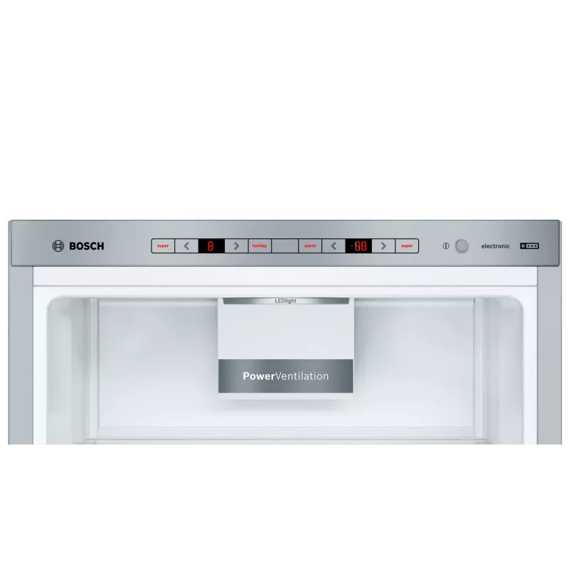 Bosch Serie 6 KGE39ALCA Kühl-Gefrierkombination, freistehend, 201 cm, Gefrierteil 94 l, C, Edelstahl