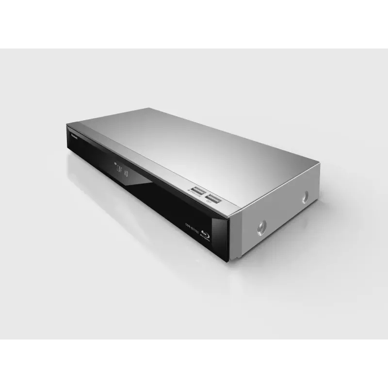 Panasonic DMR-BST765AG 3D Blu-ray-Rekorder mit 500-GB-Festplatte, Silber/Schwarz