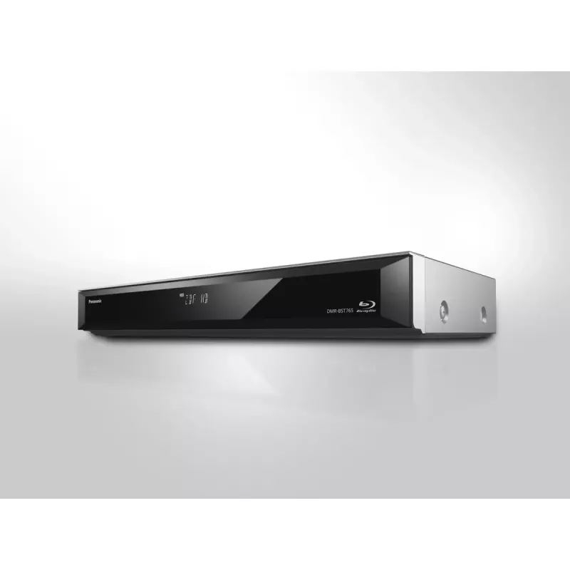 Panasonic DMR-BST765AG 3D Blu-ray-Rekorder mit 500-GB-Festplatte, Silber/Schwarz
