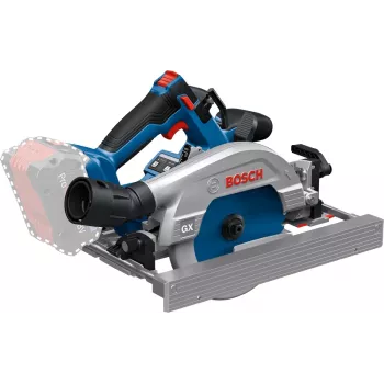Bosch GKS 18V-57-2 GX Professional 06016C1001 Akku-Handkreissäge, 18 V, 165 mm Sägeblatt, 20 mm Bohrung, solo (ohne Akku und Ladegerät), in L-BOXX, Blau/Schwarz