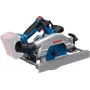 Bosch GKS 18V-57-2 GX Professional 06016C1000 Akku-Handkreissäge, 18 V, 165 mm Sägeblatt, 20 mm Bohrung, solo (ohne Akku und Ladegerät), Blau/Schwarz