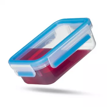EMSA 508544 Frischhaltedose Rechteckige Dose 2,3 l Transparent 6 Stück