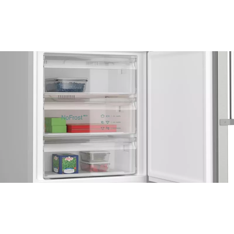 Siemens iQ500 KG49NAICT Kühl-Gefrierkombination Standgerät 440 L Edelstahl