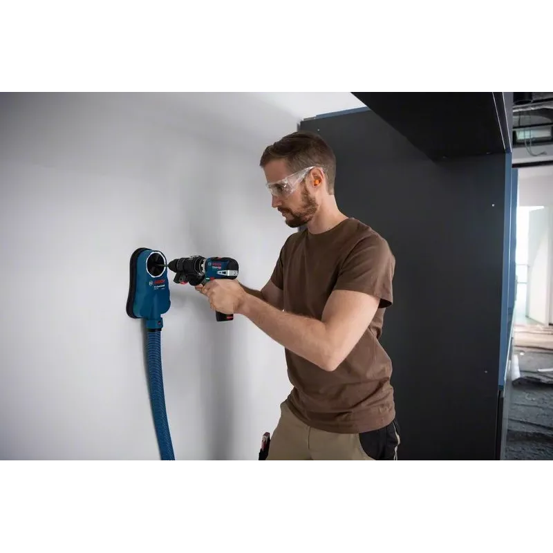 Bosch GFA 12-H Professional 1600A024LN FlexiClick Bohrhammeraufsatz, SDS-plus, mit Tiefenanschlag und Zusatzhandgriff, für GSR 12V-15 FC / 12V-35 FC, schwarz