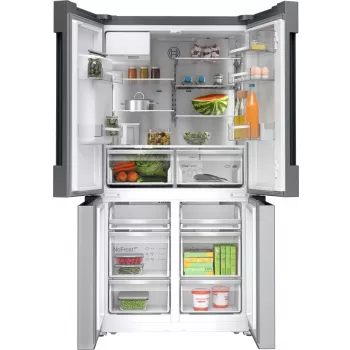 Bosch Serie 6 KFI96APEA Side-by-Side-Kühlschrank Freistehend 574 L Edelstahl gebürstet