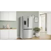 Bosch Serie 6 KFI96APEA French-Door-Kühl-Gefrierkombination, 574 l (375 l Kühlteil + 199 l Gefrierteil), Energieeffizienzklasse E, Home Connect, Edelstahl (gebürstet)