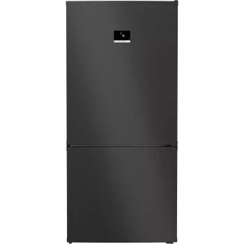 Bosch Serie 8 KGP86AXB0N Standgerät Kühl-Gefrierkombination, 621 l (419 l Kühlteil + 202 l Gefrierteil), Energieeffizienzklasse B, 186 cm, Home Connect, Edelstahl schwarz