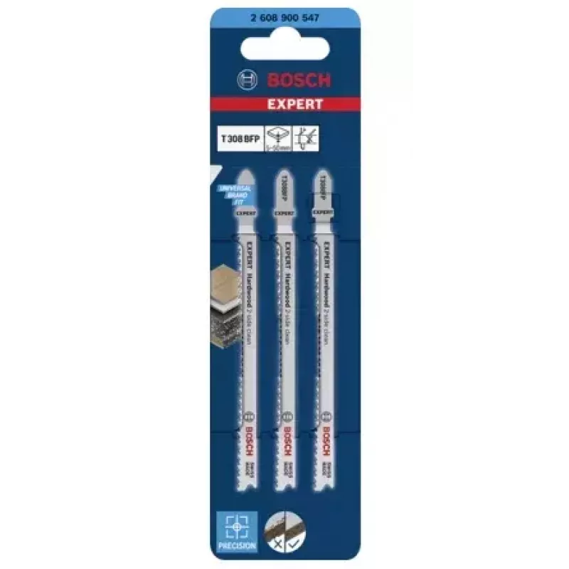 Bosch T 308 BFP Stichsägeblatt Bimetall 3 Stk.