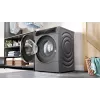 Bosch Serie 8 WNC254AS0 Waschtrockner Freistehend Frontlader Edelstahl