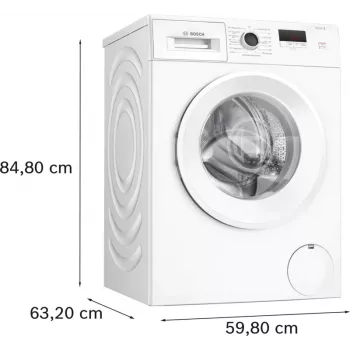 Bosch Serie 2 WGE02420 Waschmaschine Frontlader 7 kg 1351 U/min Weiß