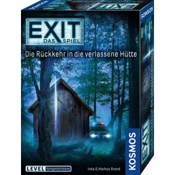 Kosmos EXIT - Die Rückkehr in die verlassene Hütte Escape-Brettspiel, 1–4 Spieler, ab 12 Jahren, Familienspiel