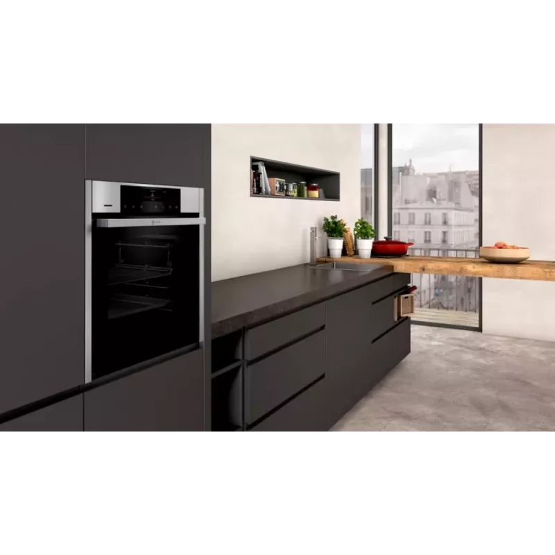 Neff N90 71 L Schwarz, Edelstahl