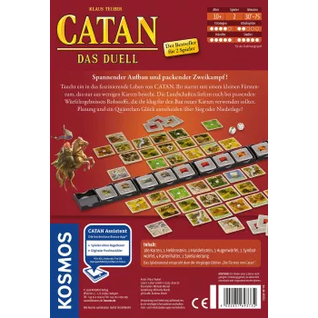 Kosmos CATAN - Das Duell Kartenspiel, 2 Spieler, ab 10 Jahren