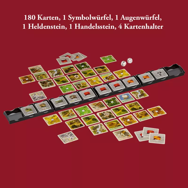 Kosmos CATAN - Das Duell Kartenspiel, 2 Spieler, ab 10 Jahren