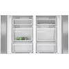 Siemens iQ300 KF96NVPEA French Door Side-by-Side Kühlschrank, 605 l (405 l + 200 l), silber