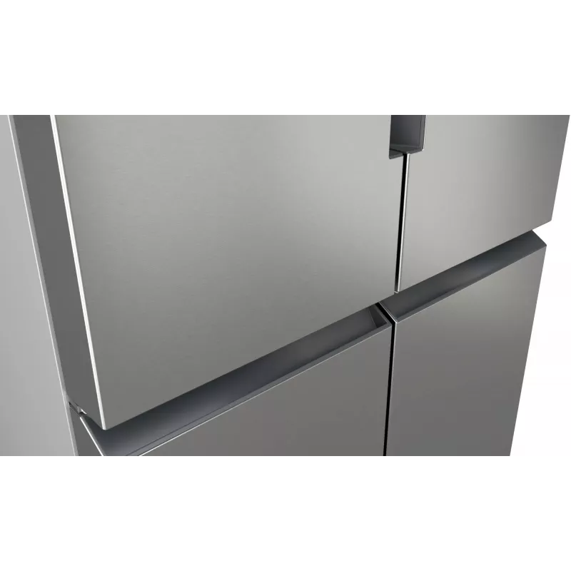 Siemens iQ300 KF96NVPEA French Door Side-by-Side Kühlschrank, 605 l (405 l + 200 l), silber