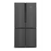 Siemens iQ500 KF96NAXEA Side-by-Side-Kühlschrank Freistehend 605 L Schwarz, Edelstahl