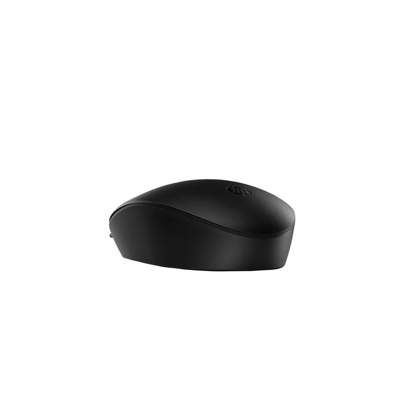 HP 128 Laser Kabel-Maus, beidhändig, Laser, USB Typ-A, 1200 DPI, Schwarz