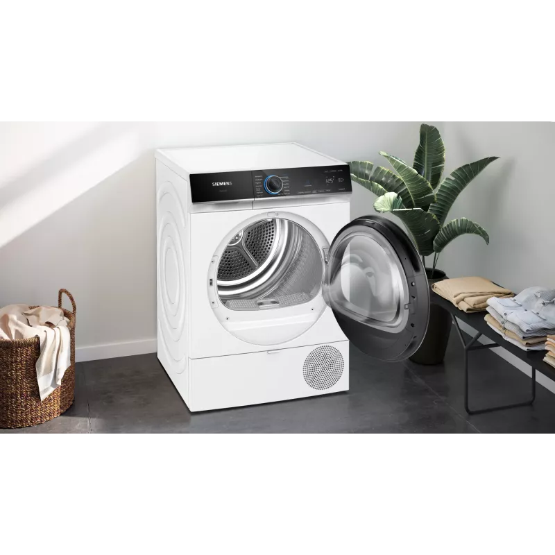 Siemens iQ700 WQ45B2B40 Wärmepumpentrockner Freistehend Frontlader 9 kg Weiß