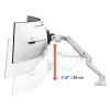 ERGOTRON HX Schreibtisch-Monitorarm mit VHD-Pivot – weiß